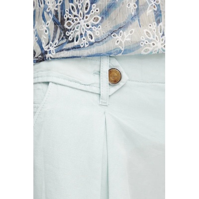 Guess Къс панталон с лен Guess SHAYE (W5GD1J.WG8N0)