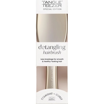 Tangle Teezer Ultimate Detangler Chrome plochá kefa na rovné a kučeravé vlasy Neo Gold 1 ks
