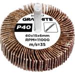 GRAPHITE Ламиниран диск 60 x 15 x 6 mm, P40 58T387 (58T387)