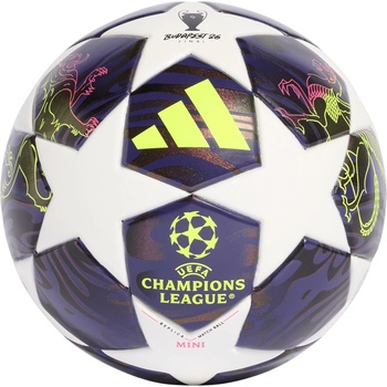 Adidas Футболна топка Adidas UEFA Champions League Mini Football 2025 2026 - Purple/White