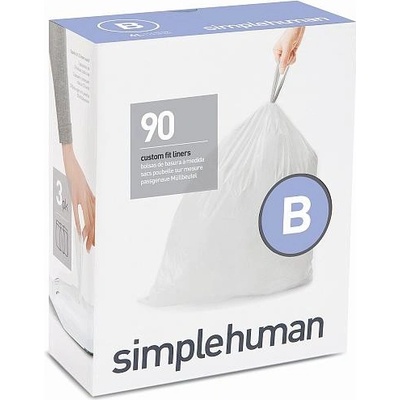 Simplehuman Sáčky 6 L typ B zatahovací 3 x 30ks 90 sáčků 15 µm CW0251