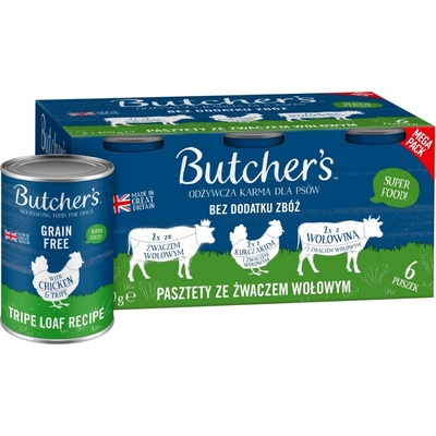 Butcher's Original mix tripe loaf recipe 6 x 400 g
