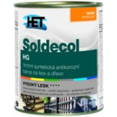 Het Soldecol HG 1000 biely 0,75l - syntetická lesklá farba