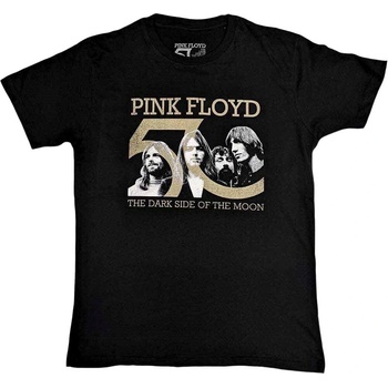 Image 1 of Pink Floyd Band Photo & 50th Logo Black S Риза (PFTEE167MB01)
