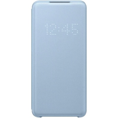 Samsung LED View Cover EF-NG980PL - оригинален калъф през който виждате информация от дисплея за Samsung Galaxy S20 (светлосин)