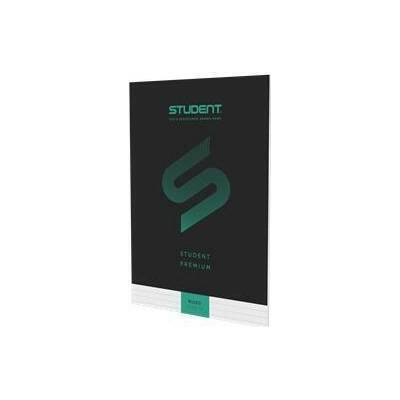 ICO Sešit Student Premium 81 32 černá A4 linkovaný