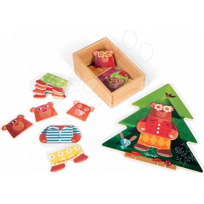 Janod puzzle Medvěd v pyžamu
