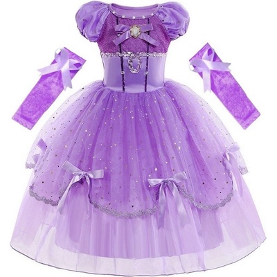 PRINCEZNA SOFIE S OFINKOU RUKÁVY PLES 116 / 122 CM