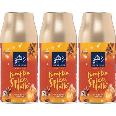 Glade Automatic Spray náplň do elektrického difuzéru Pumpkin Spice Latte (Dýňové kořeněné latte), 269 ml – Zboží Dáma