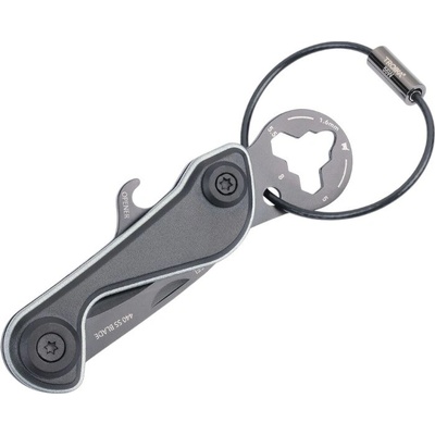 TROIKA Ключодържател Многофункционален черен Troika KTL30/TI (KTL30/TI)