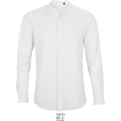 Neoblu 3792 BART MEN / Мъжка риза с дълъг ръкав от поплин - оптически бяло L (243792z1503)
