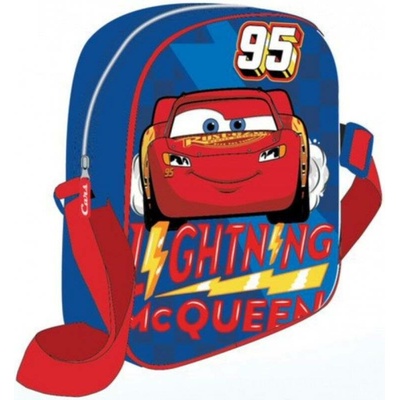 Setino · Dětská / chlapecká kapsička přes rameno Auta - Lightning McQueen - 21,5 x 15,5 x 8 cm