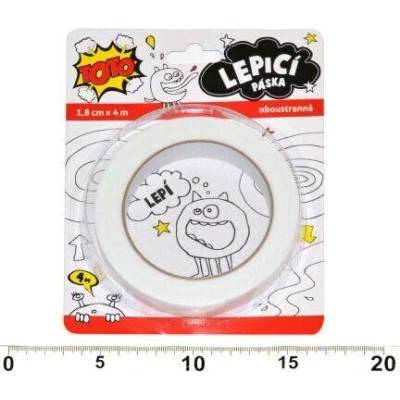 TOTO Lepící páska 18mm x 4m oboustranná