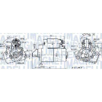 Startér MAGNETI MARELLI 063721332010
