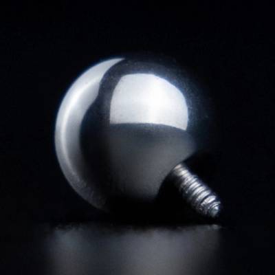CryptoEshop Náhradní titanová koncovka - kulička s vnitřním závitem 1,2 mm 3 mm P008-093