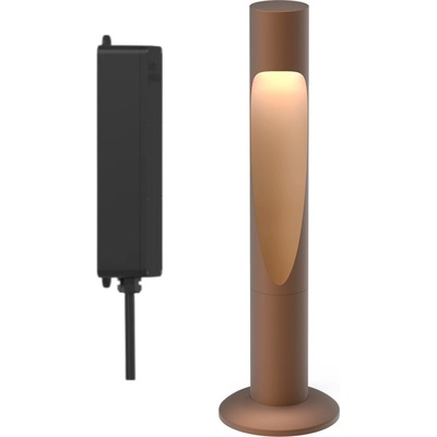 Louis Poulsen Градинска лампа Flindt LED 4000K с анкерно закрепване и адаптер 34, 5 см кафява (5747402319)