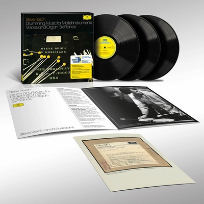 Steve Reich - Drumming / Music For Mallet Instruments, Voices And Organ / Six Pianos 3 LP
