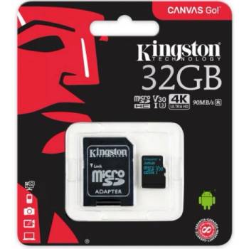 Kingston microSDHC 32GB UHS-I U3 SDCG2/32GB