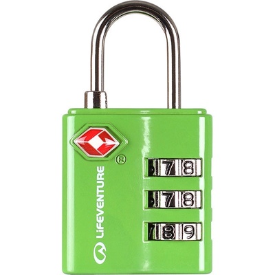Zámek Lifeventure TSA Combi Lock green