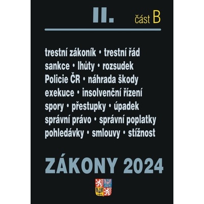 Zákony 2024 II/B - Trestní právo - Poradce s.r.o.