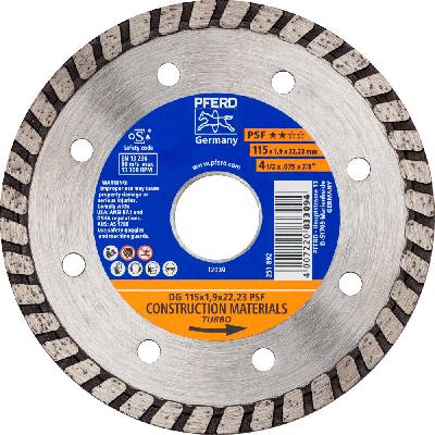 Pferd diamantový rezací kotúč 115 x 1,9 x 22,23 mm 68300042