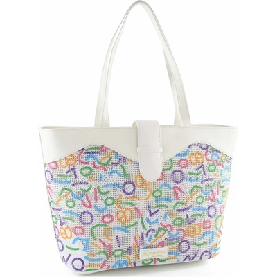 Remonte shopper kabelka weiss/weiss-multi Q0772-80