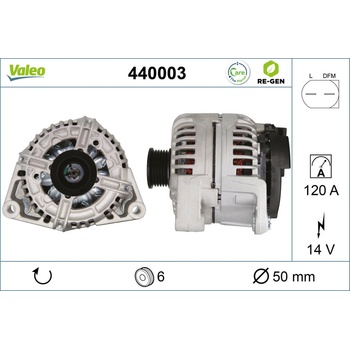 Alternátor VALEO 440003