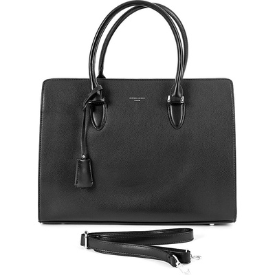 David Jones Paris velká elegantní kabelka do ruky CH21083 na formát A4 černá