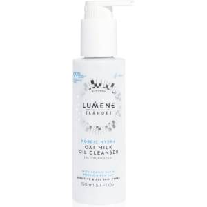 Lumene Nordic Hydra [LÄHDE] Oat Milk нежно почистващо олио за чувствителна кожа на лицето 150ml