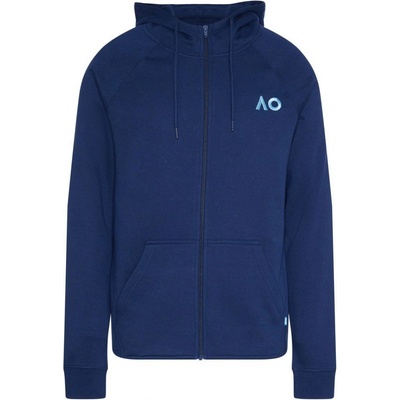 Australian Open Zip Hoodie Round Logo navy