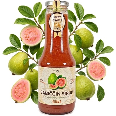 Nature Notea Babiččin sirup Guava 0.49 l