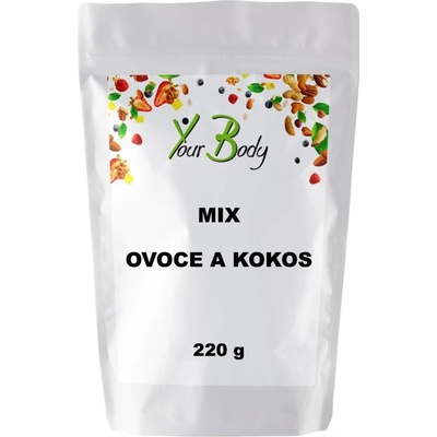 YOURBODY Mix ovoce a kokos 220 g