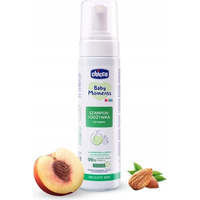 Chicco Baby Moments Šampón s kondicionérom 150 ml od 0m+