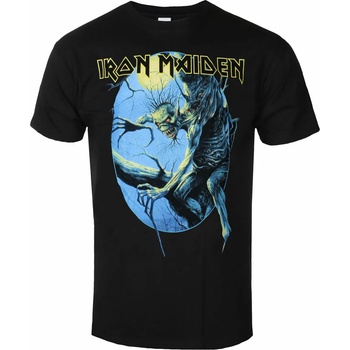ROCK OFF мъжка тениска Iron Maiden - FOTD Oval Eddie Moon - Черна - ROCK OFF - IMTEE148MB