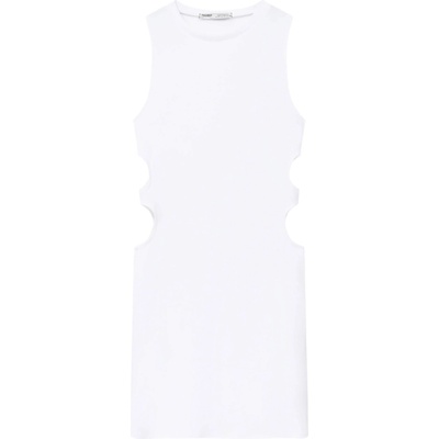 Pull&Bear Лятна рокля бяло, размер M