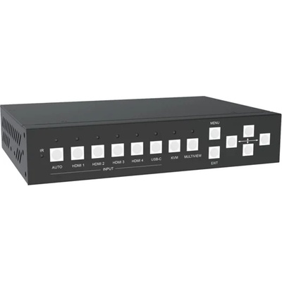 PROCONNECT Матричен превключвател hdmi, превключвател за презентации и kvm, двоен hdmi pc-pr-swb512mvp (pc-pr-swb512mvp)