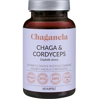 Chaganela Extrakt čagy s cordycepsem 150 kapslí