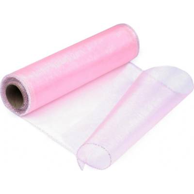 Prima-obchod Organza šíře 21 cm, barva 43 růžová dětská