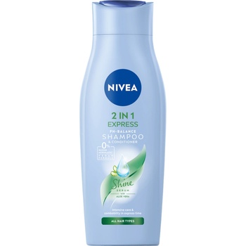 Nivea HC 2 в 1 Шампоан и балсам 2in1 Express Care Шампоан за коса дамски 400ml