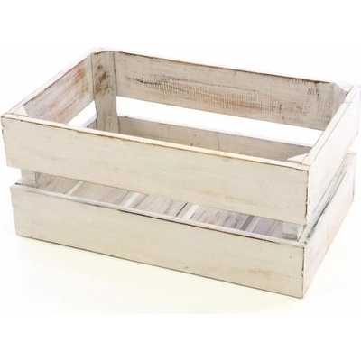 DIVERO Vintage debna, biela, 47 cm x 29,5 cm