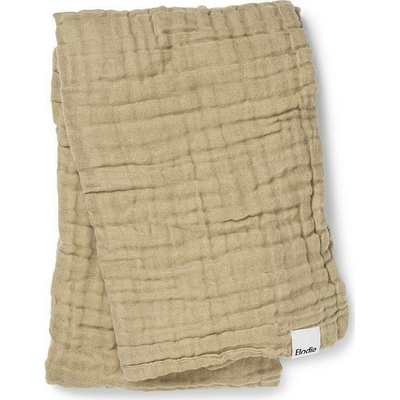 Elodie Details Mušelínová deka Crinkled blanket Pure Khaki