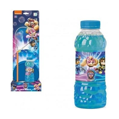 Bublifuk Tlapková patrola Paw Patrol súprava na tvorbu bublín a náplň 0,45L na karte 15x42x12cm