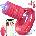 SuperLove Vibrating Cock Ring Penis Sleeve with Remote Red