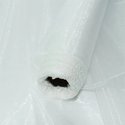 Organza dekorační 45484/5121 bílá šíře 36cm, návin 9m