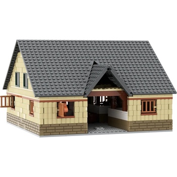 Brixies Plus Stavebnice stájí stodola + stáje 815 díků