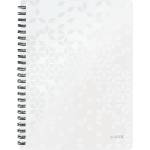 Leitz Спирална тетрадка на каре LEITZ Wow A/4 80 листа бяла 46380001 (46380001)