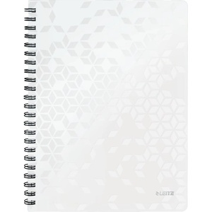 Leitz Спирална тетрадка на каре LEITZ Wow A/4 80 листа бяла 46380001 (46380001)
