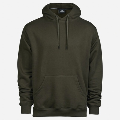Tee Jays mikina s kapucňou Tmavoolivová