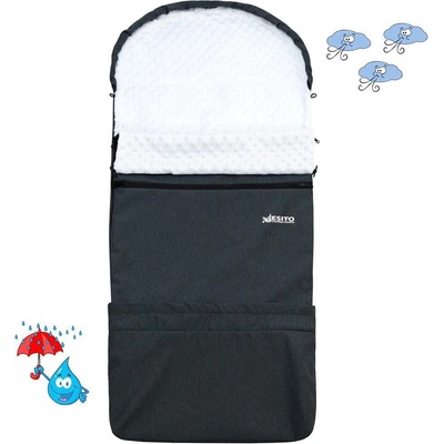 Esito Soft Duo Minky jarní podzimní černý bílý