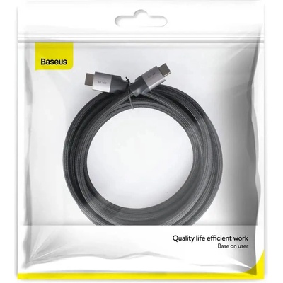 Baseus HDMI кабел Enjoyment Series 4KHD 3м тъмно сив (6953156297784)